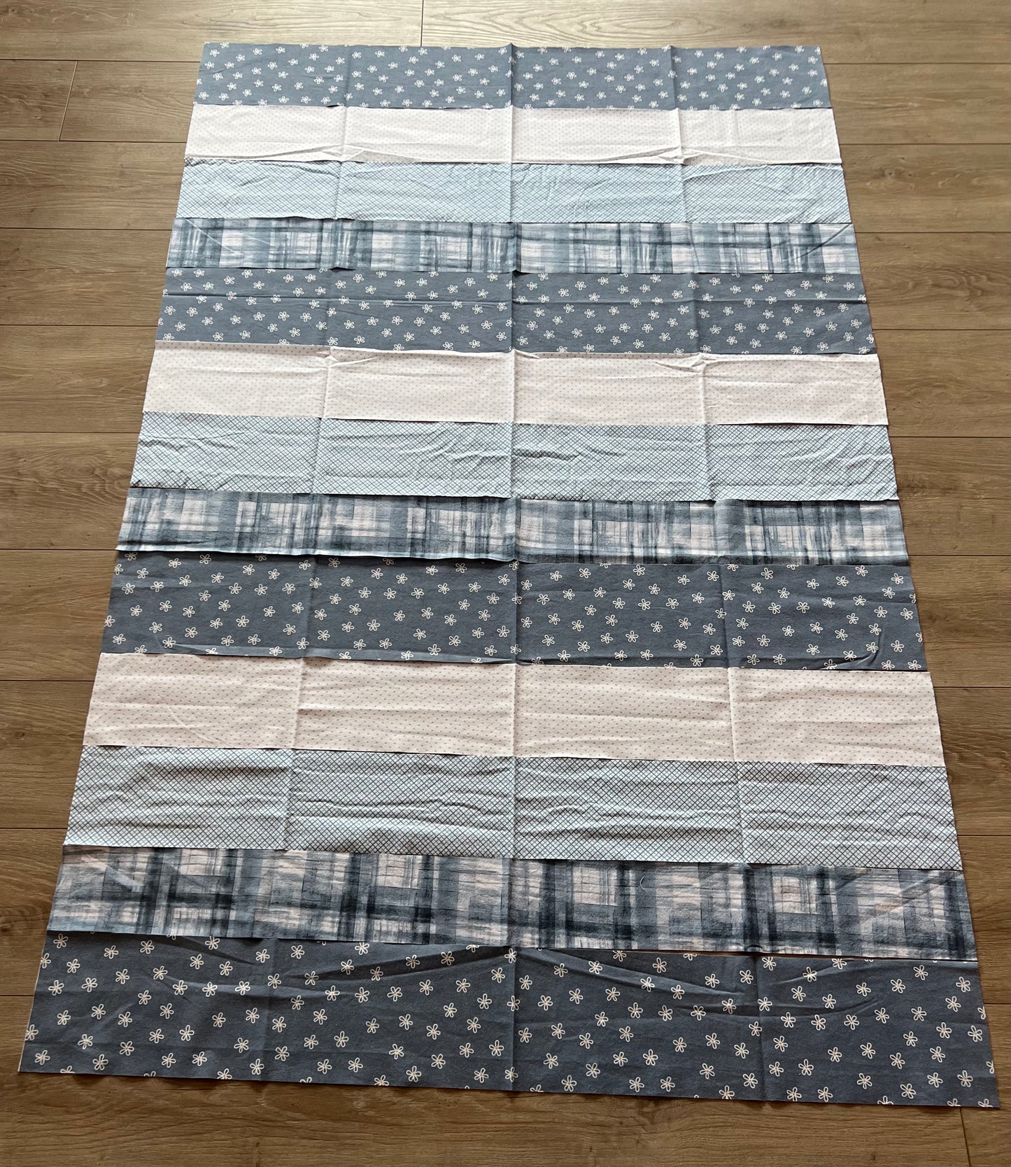 Simple Strips-Single Layer Strips Flannel Rag Quilt Kit